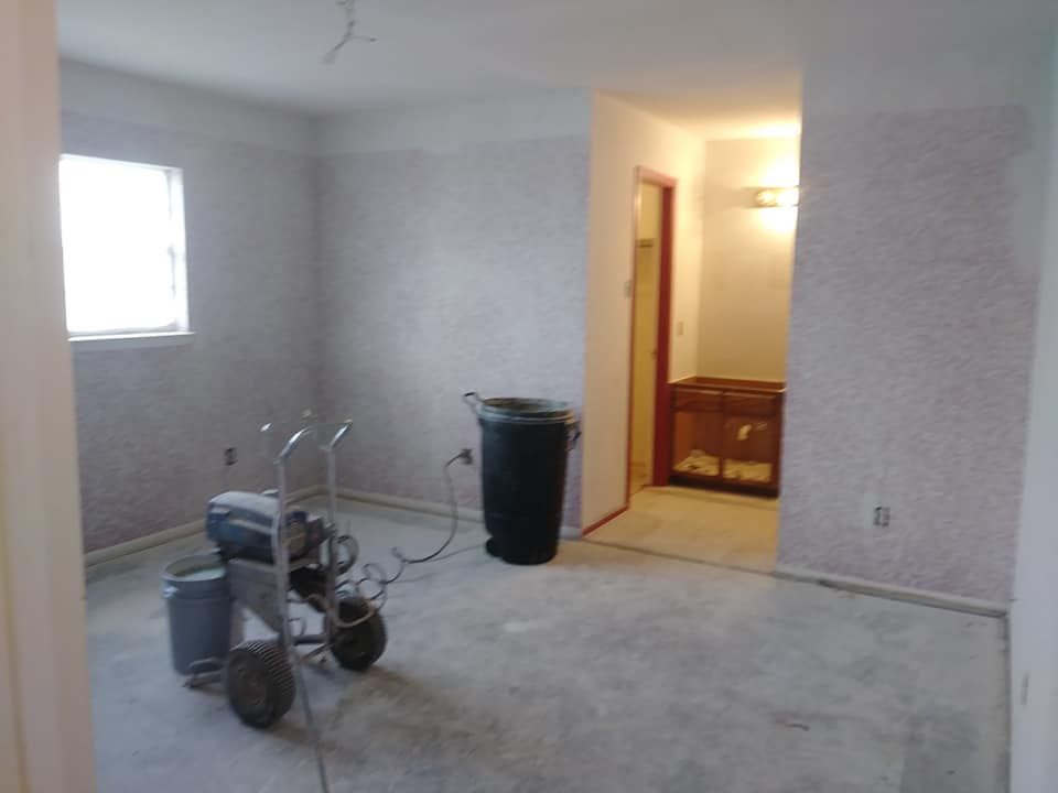 Detailed crown molding installation and precision trim work by J N J Painting & More